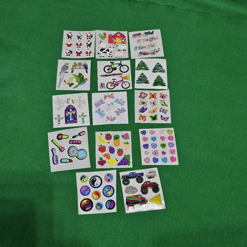 SL 10:  Sandylion Sticker Lot - 14 Modules - Mixed Themes